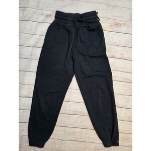 Wild Fable Women's Sweatpants Joggers Black Fleece Drawstring Waist Size XS